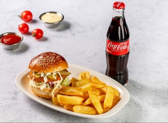 Chicken Burger Menü görseli