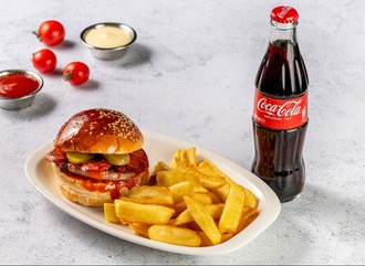 Sucuklu Cheeseburger Menü görseli