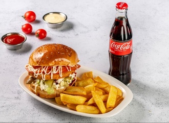 Süper Chicken Burger Menü görseli