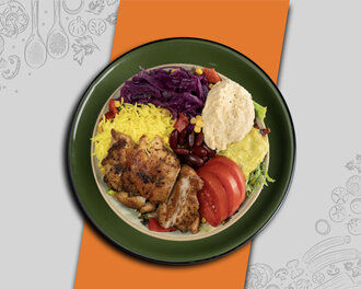 Humuslu Tavuk Pirzola Bowl görseli