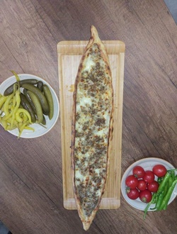 5'Li Bafra Usulü Kıymalı Kaşarlı Pide (Açık) Menü görseli