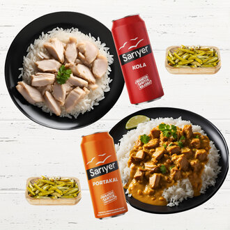 1 Tavuklu Pilav 1 Köri Soslu Tavuklu Pilav Menü görseli