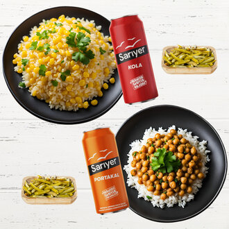 1 Nohutlu Pilav 1 Mısırlı Pilav Menü görseli