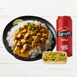 Köri Soslu Tavuklu Pilav Menü görseli