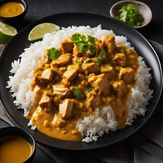 Köri Soslu Tavuklu Pilav görseli