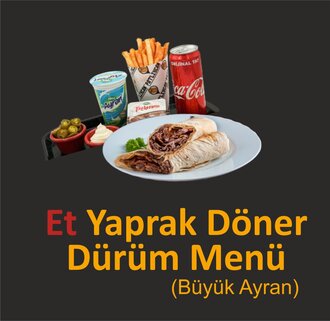 Klasik Yaprak Et Dürüm Menü görseli