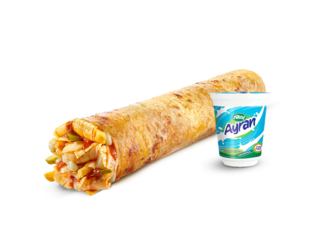 Ekonomik Tavuk Döner Medium Dürüm Menü görseli