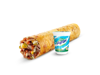 Ekonomik Et Döner Mega Dürüm Menü görseli