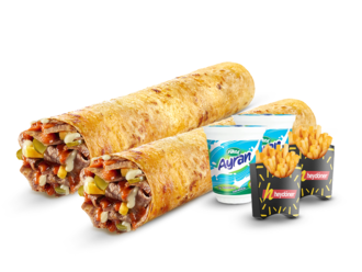 2'Li Et Döner Medium Dürüm Menü görseli