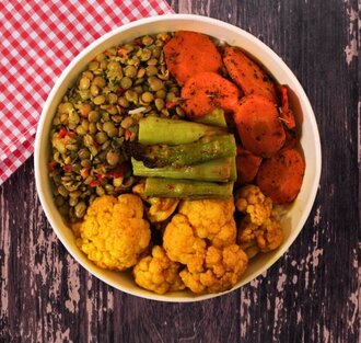 Mixed Vegan Bowl görseli
