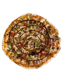 Bbq Soslu Kavurmalı Pizza (Büyük) görseli