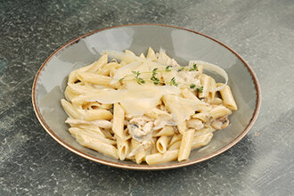 Krermalı Mantarlı Tavuklu Penne görseli