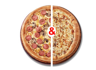 Yarıyarıya Margarita & Şampiyon Pizza görseli