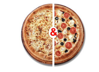 Yarıyarıya Margarita & Akdeniz Pizza görseli