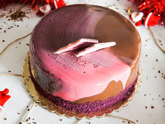 Frambuazlı Çikolatalı Pasta (No. 2) görseli