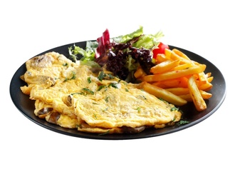 Mantarlı Omlet görseli