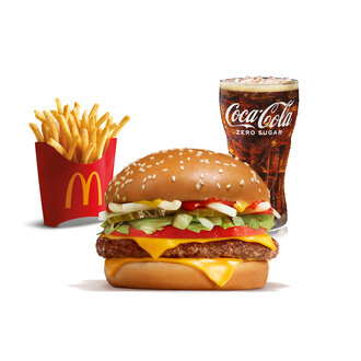 Quarter Pounder® Deluxe With Cheese Menü görseli