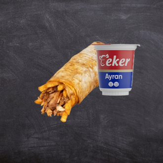 Maxi Katık Döner Dürüm (110 Gr.) + İçecek görseli