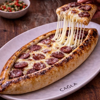 Sucuklu Kaşarlı Pide görseli