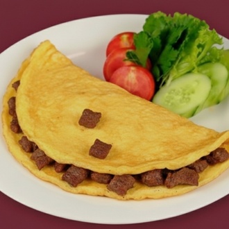 Kavurmalı Omlet görseli