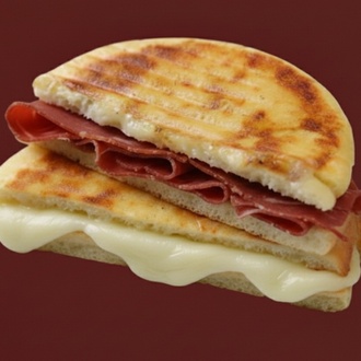 Pastırmalı Kaşarlı Bazlama Tost görseli
