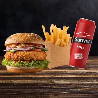 Chicken Burger Menü görseli