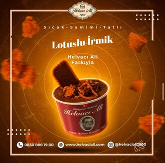 Dondurmalı Lotuslu İrmik Helvası (Büyük) görseli