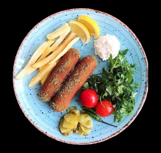Kızartılmış İçli Köfte görseli