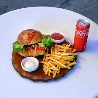 Çıtır Tavuk Burger Menü görseli