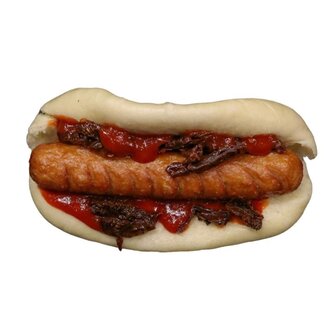 Acılı Sosis Bun görseli