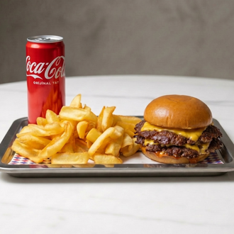 Double Smash Burger Menü görseli