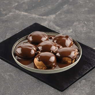 Tatlı Üçlü Ekonomik Fiyat 3X Çikolatalı Profiterol görseli