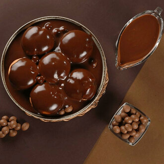 Tatlı İkili Ekonomik Fiyat 2X Çikolatalı Profiterol görseli