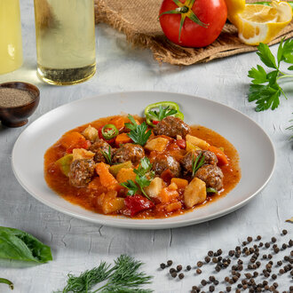 Sebzeli Köfte görseli