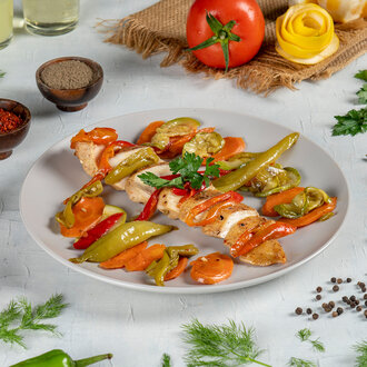 Izgara Tavuk & Sebze görseli