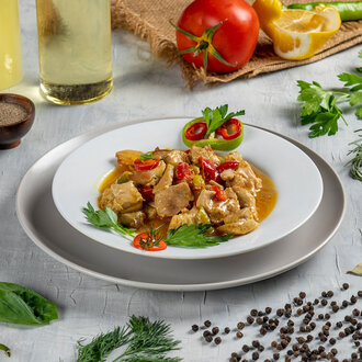 Köri Soslu Tavuk görseli