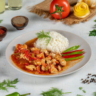 Tavuk Sote & Pirinç Pilavı görseli