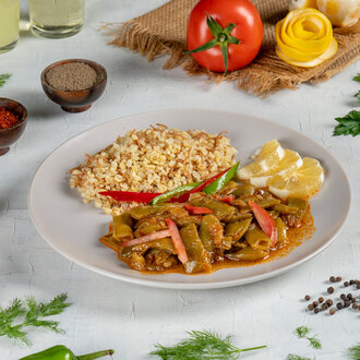 Taze Fasulye & Bulgur Pilavı görseli