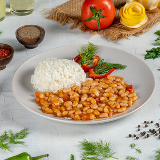 Kuru Fasulye & Pirinç Pilavı (500 Gr.) görseli