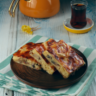 Kaşarlı Mantarlı Su Böreği görseli