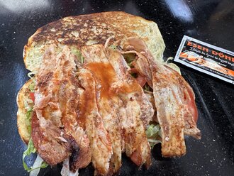 Bazlama Arası Tavuk Döner (90 Gr.) görseli