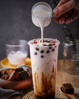 Coffe Karamel Bubble Tea görseli