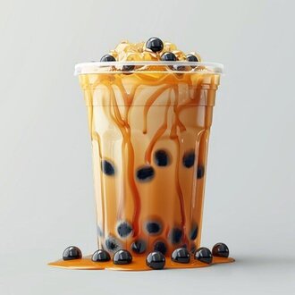Sütlü Fıstık Ezmeli Bubble Tea görseli