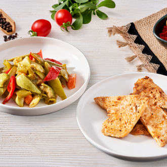 Izgara Tavuk & Fırında Sebze görseli