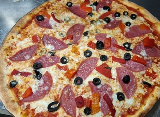 Pizza Salami (Büyük Boy) görseli