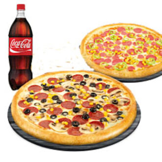 Stockholm Pizzeria 2Li (Orta) +  İçecek (1 L.) görseli