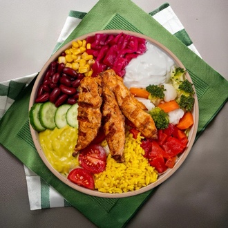 Tavuk Pirzolalı Bowl görseli