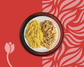 Sultan'ın Kremalı Mantarlı Tavuk & Penne Makarnası görseli