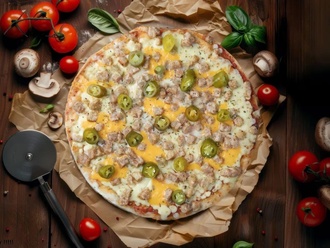 Spicy Chicken Pizza (Küçük) görseli
