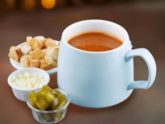 Közde Patlıcanlı Domates Çorbası görseli